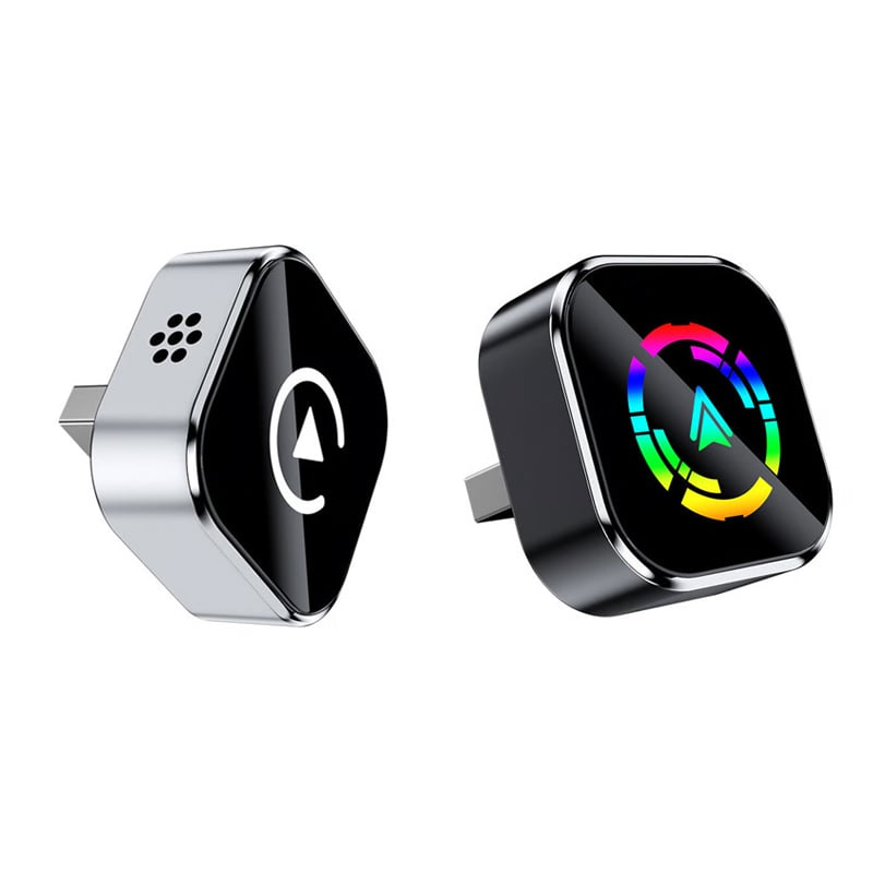 2-in-1 Adapter: Wireless CarPlay & Android Auto