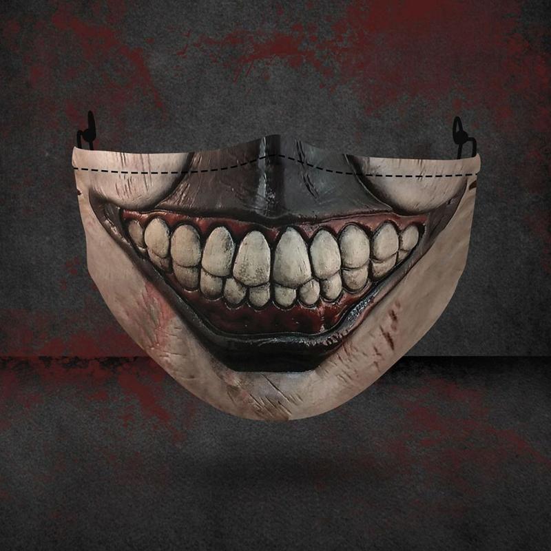 Halloween 3D Print Party Mask，BUY 5 FREE SHIPPING