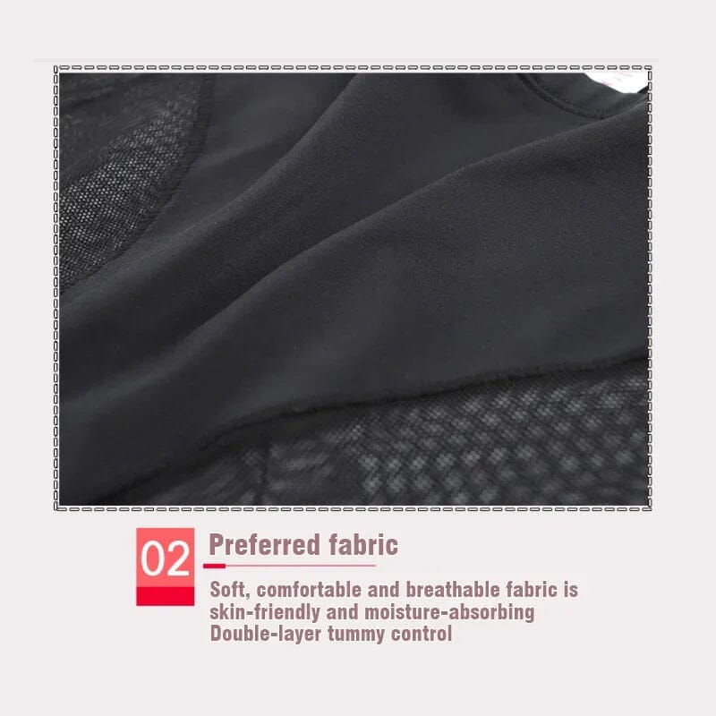 High Waist Ice Silk Shaping Briefs