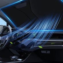 Load image into Gallery viewer, Windshield Sunshade Foldable Sun Shield