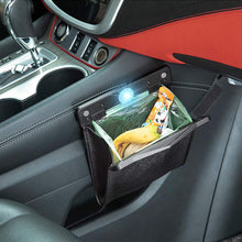 Load image into Gallery viewer, LED Car Leather Trash Can
