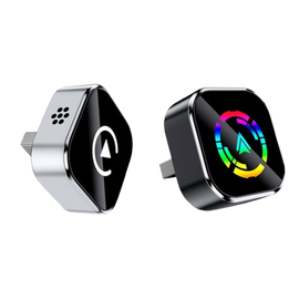 2-in-1 Adapter: Wireless CarPlay & Android Auto