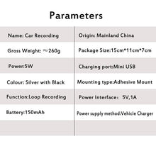 Load image into Gallery viewer, Front &amp; Rear Dashcam
