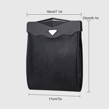 Load image into Gallery viewer, LED Car Leather Trash Can