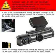 Load image into Gallery viewer, Front &amp; Rear Dashcam