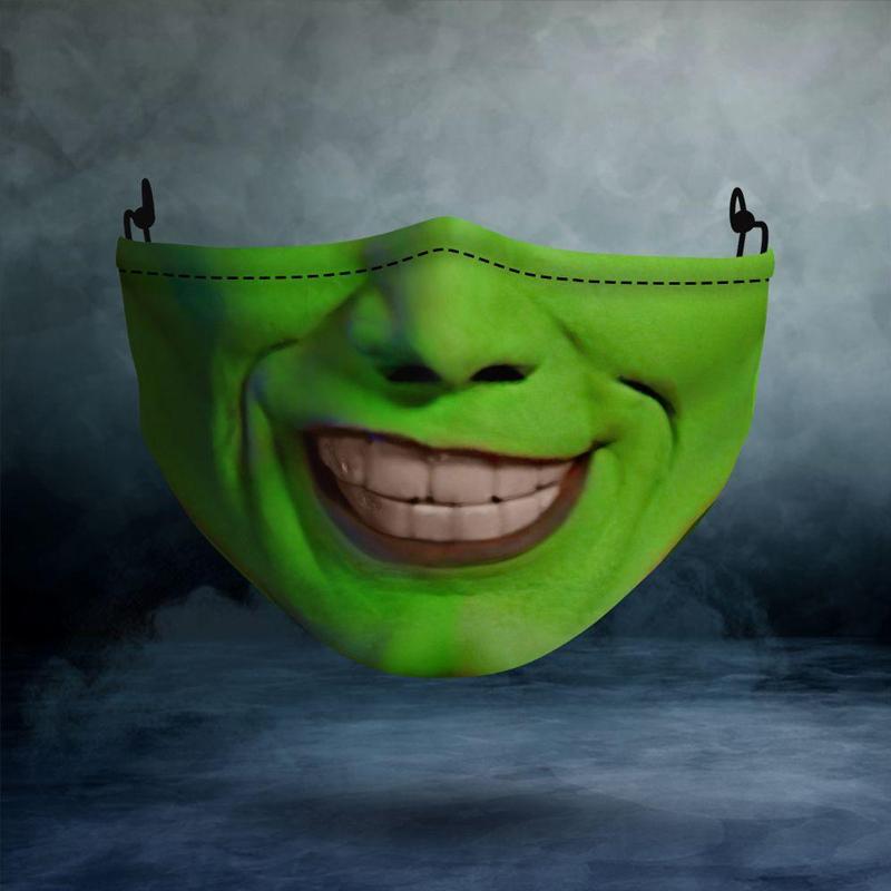 Halloween 3D Print Party Mask，BUY 5 FREE SHIPPING