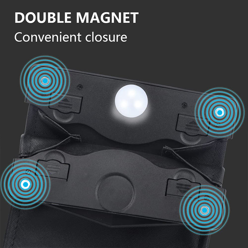 LED Car Leather Trash Can