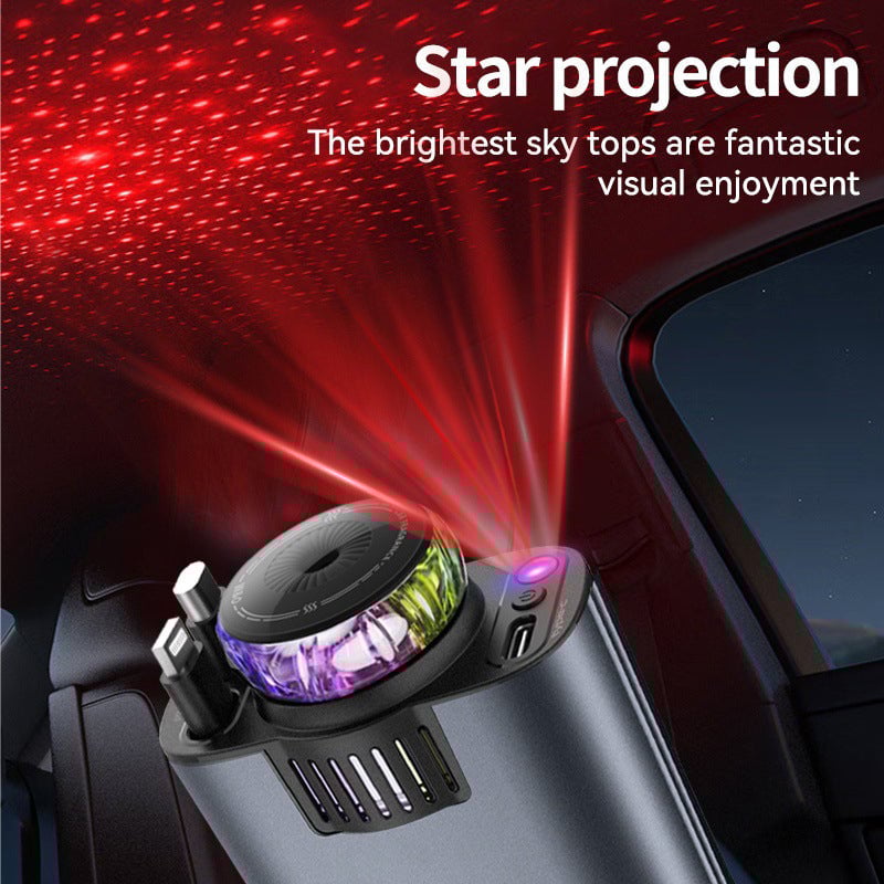 5 in 1 Retractable Car Charger