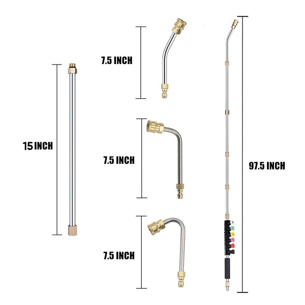 Pressure Washer Extension Wand Set