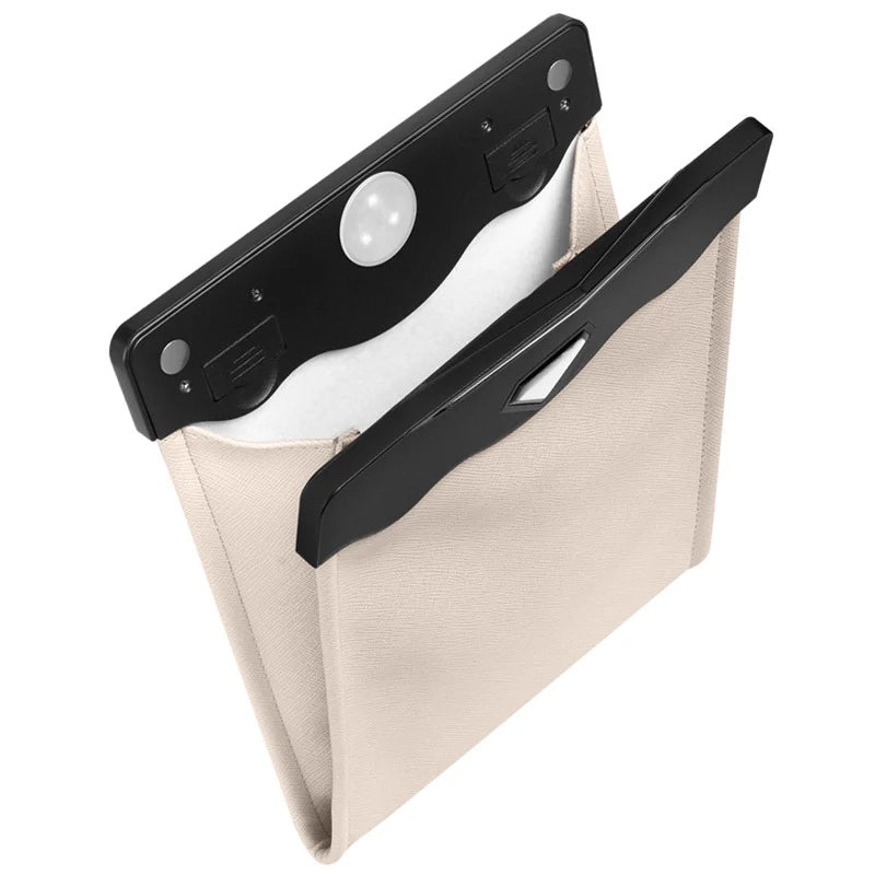 LED Car Leather Trash Can